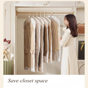 <span class=keywords><strong>Bolsas</strong></span> de Almacenamiento <span class=keywords><strong>al</strong></span> Vacío <span class=keywords><strong>para</strong></span> <span class=keywords><strong>Ropa</strong></span>, <span class=keywords><strong>Bolsas</strong></span> Grandes Blancas <span class=keywords><strong>para</strong></span> Prendas de Vestir de 135 x 70 cm con Bomba Manual, a Prueba de Humedad y Polvo <span class=keywords><strong>para</strong></span> Ahorrar Espacio - Product Image 4