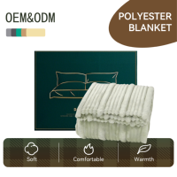 Plaid en polaire jacquard - Doux, chaud, moelleux, confortable, pelucheux, pour toutes les saisons, design moderne, 100% polyester pour canapé/lit