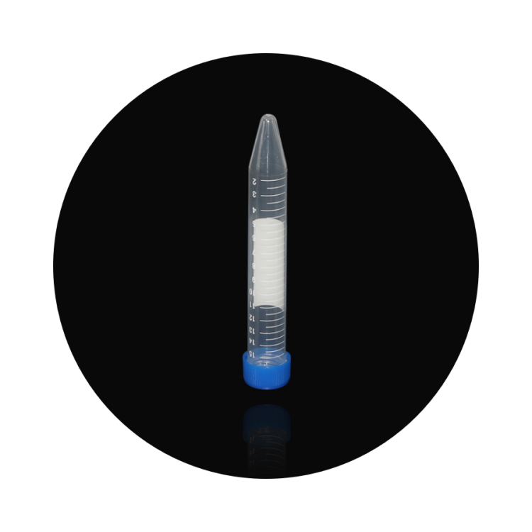 Пластиковые коричневые пробирные центрифуги с колпачком для пресса, 10 мл