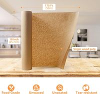Rouleau de papier kraft brun sur mesure, papier d'emballage de qualité alimentaire pour l'emballage de la viande
