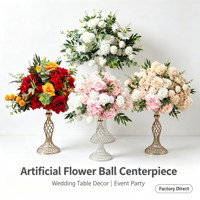 Realistische Künstliche Seidenblumen-Tischdekoration für Hochzeiten, Bankette und Empfänge