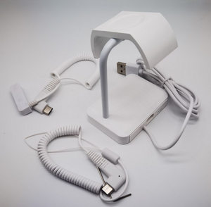 Smartwatch giyilebilir beyaz güvenlik <span class=keywords><strong>Alarm</strong></span> anti-hırsızlık ekran standı tutucu - Product Image 2