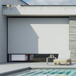 Persianas Enrollables Eléctricas <span class=keywords><strong>para</strong></span> Exteriores, Impermeables, Resistentes a los Rayos UV, Opacas, <span class=keywords><strong>para</strong></span> Pérgola y <span class=keywords><strong>Terraza</strong></span> - Product Image 1