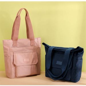 Wholesale High Quality Fashion Nylon Waterproof Hand Bags Large Capacity Portable Shoulder Bag for Women Casual Zipper Tote Bag - Product Image 1