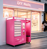 Máquina expendedora automática de puntas de uñas DIY de autoservicio 24 horas, impresora de uñas, todo en uno, para salón de arte comercial.
