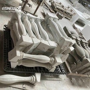 Barandilla de escalera de <span class=keywords><strong>piedra</strong></span> <span class=keywords><strong>artificial</strong></span> fundida resistente al desgaste para hoteles de lujo, terrazas exteriores, valla de seguridad, <span class=keywords><strong>pasamanos</strong></span> de <span class=keywords><strong>piedra</strong></span> fundida - Product Image 3