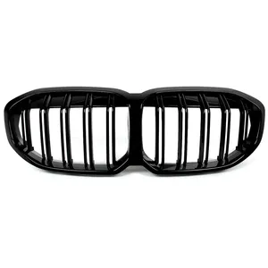 StarNav Pour BMW Série 1 F40 2020-2024 Cache de calandre inférieure à double grille avant, Garniture de couvercle d'aération de spoiler de voiture - Product Image 1