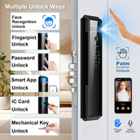 TTLock WiFi Smart Lock 3D Face Palm Vein Empreintes Digitales Déverrouillage Automatique Interphone Vidéo Numérique Sans Clé Smart Lock pour la Maison
