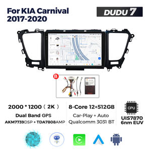 MEKEDE DUDU 7 Android Auto Radio Wifi Android 13 Radio de coche 2K REPRODUCTOR DE DVD DSP QLED HD pantalla para <span class=keywords><strong>KIA</strong></span> <span class=keywords><strong>Carnival</strong></span> 14 y 17-2016-2020 - Product Image 3