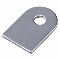 Zinc Plated Flat Mending Plate Bent Angle Bracket for Furniture Chair Table Assembly Fastener Manufacturer