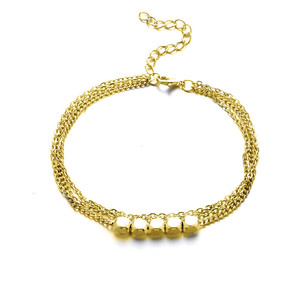 <span class=keywords><strong>Bracelet</strong></span> de cheville Moda Praia couleur or argent sur la jambe Bijoux de pied de plage d'été Tobilleras De Plata Para Mujer - Product Image 4
