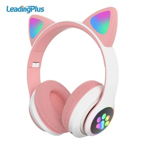หูฟัง2023ไร้สายหูฟังสำหรับเล่นเกมหูฟังแบบหูแมวน่ารักหูฟังไร้สายหูฟังสำหรับเด็กผู้หญิงและ - Product Image 4