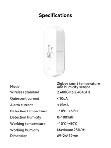 Thông minh trong nhà ẩm kế Nhiệt kế với wifi bằng giọng nói báo động Alexa & Google nhà tương thích nguồn điện pin - Product Image 6