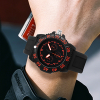 Montre-bracelet de luxe étanche à quartz pour homme, cadran lumineux, bracelet en acier inoxydable, chronométrage précis, élégante, pour affaires et décontractée