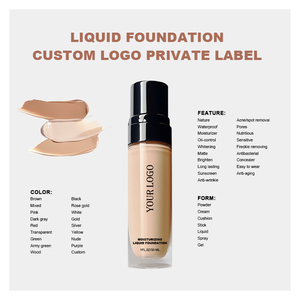 High Quality Cosmetics Manufacturers <strong>Factory</strong> Custom Logo Full Coverage Matte <strong>Foundation</strong> Private Label Best <strong>Foundation</strong> - Product Image 2