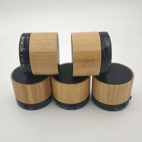 Haut-parleur Bluetooth sans fil Rechargeable en bois de bambou, une pièce authentique, solide, sculpté à la main
