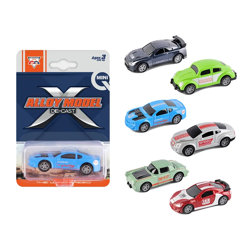 Diecast Metal Simulated Model Alloy Kids Play Game Toy Pull Back Sports Diecast Car Children Gift