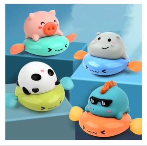 ของเล่นยางน่ารัก เป็นมิตรกับสิ่งแวดล้อม สำหรับสระว่ายน้ำ อ่างอาบน้ำ ของเล่นเด็กแบบไขลาน - Product Image 3