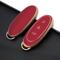 Étui de protection complet pour clé de voiture GZ DOMI, style luxueux, léger, brillant, en TPU transparent, avec boutons, pour Dongfeng Nammi Box, accessoire de voiture