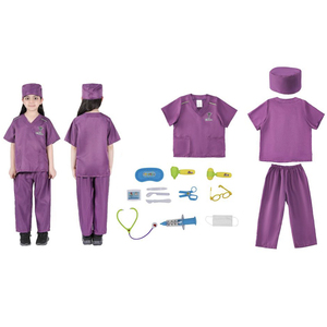 ของเล่นสวมบทบาทเพื่อการศึกษา,ชุดเล่นสมมุติคอสเพลย์อุปกรณ์เสริมเล่นบทบาทของเล่นแพทย์พยาบาลนักผจญเพลิงนักบินชุดทหารเรือ - Product Image 4