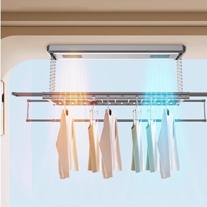 Customized Elevated Home Balcony Intelligent Automatic Remote Control Load-Bearing Electric <b>Drying</b> <b>Rack</b> <b>Heating</b> for Kitchen Use - Product Image 2