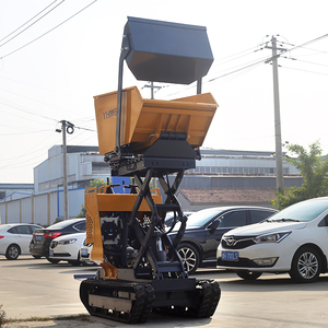 Venda quente 1 Ton Motor Diesel Mini Carregador 500kg 1Ton Pequeno Caminhão Hidráulico <span class=keywords><strong>Dumper</strong></span> Crawler Movimento Mini Track <span class=keywords><strong>Dumper</strong></span> Uso do site
