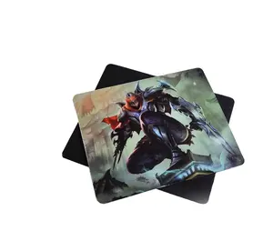 Clavier de sublimation personnalisé en caoutchouc tapis de bureau tapis de souris tapis de souris de jeu