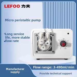 Per Lefoo 24v DC Micro pompa peristaltica per liquido piccolo laboratorio domestico pompa di circolazione autoadescante nuova - Product Image 6