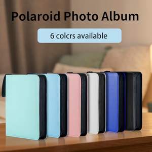 Album <span class=keywords><strong>photo</strong></span> <span class=keywords><strong>Polaroid</strong></span>, étui en cuir PU imperméable avec fermeture éclair, 6 couleurs <span class=keywords><strong>pour</strong></span> film Instax Wide 3 5x4 25 pouces, <span class=keywords><strong>livre</strong></span> de rangement <span class=keywords><strong>pour</strong></span> photos - Product Image 3