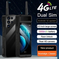 Teléfono Inteligente OEM Big Brother 4G LTE con Doble SIM, Procesador de Cuatro Núcleos, Pantalla de 4.0 Pulgadas, Batería de Gran Capacidad, MTK Android 12, WhatsApp, Linterna