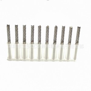 Cnc Milling Cutter Tungsten Carbide 3 Flutes 12 Mm Cutting Length Hrc 60 For Cnc <b>Machining</b> Center - Product Image 2