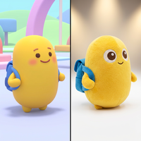 Porte-clés en peluche super douce en polyester brodé en forme de fraise, accessoire de sac, cadeau pour couple, idéal pour l'anniversaire d'un meilleur ami