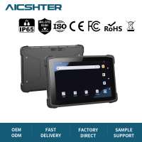 Tablette Android industrielle robuste de 10,1 pouces, étanche IP65, résistante à la poussière, double SIM 4G LTE, GPS, NFC, 8 Go de RAM, 128 Go, 700 nits de luminosité élevée