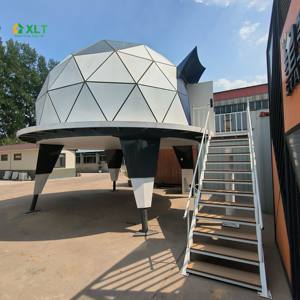 Nieuwe Glamping Houten Frame Vliegende Schotel Koepelhuis Met Keuken En Badkamer - Product Image 2