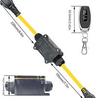 Prise sans fil étanche AC 110V 220V 20A avec télécommande RF pour systèmes d'irrigation de serres