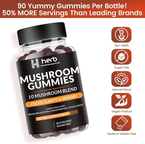 Complément Cérébral Nootropique à Base de Plantes pour Adultes : Soutien Immunitaire et Soulagement du Stress – Gummies aux Champignons, Marque Privée OEM/ODM - Product Image 2