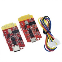 Papan Amplifier Audio Digital DC 3.7V 5V 5W Dua Lapis DIY Modul Musik Speaker 5.0 Tipe-C/Micro USB