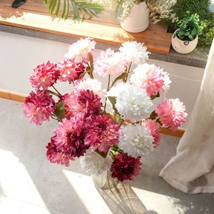 ดอกโบตั๋นประดิษฐ์ CallaFloral สีขาว ชมพู แดง ทำจากโพลีเอสเตอร์ สำหรับตกแต่งภายใน งานแต่งงาน งานฝีมือ สไตล์ INS - Product Image 1