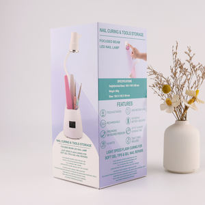 Nueva Lámpara <span class=keywords><strong>de</strong></span> Uñas UV LED <span class=keywords><strong>de</strong></span> Escritorio <span class=keywords><strong>de</strong></span> 18W, Giratoria 360°, Inalámbrica, Recargable, para Uso Doméstico <span class=keywords><strong>con</strong></span> Almacenamiento <span class=keywords><strong>de</strong></span> Silicona - Product Image 6