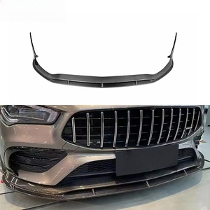 Kit de carrocería de fibra de carbono preimpregnada, alerón delantero, divisor de parachoques, piezas aerodinámicas PARA <span class=keywords><strong>Mercedes</strong></span> Benz CLA35 CLA200 CLA260 W118 C118 - Product Image 1