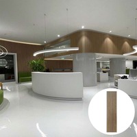Diffuseur mural en bois Akupanel Design 3D Panneaux acoustiques en chêne insonorisants portables