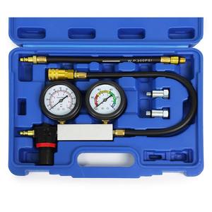 Kit d'Outils Universel pour Automobile avec Testeur de <span class=keywords><strong>Compression</strong></span> de Cylindre pour Moteur à Essence et Testeur de Pression de Pompe à Carburant - Product Image 1