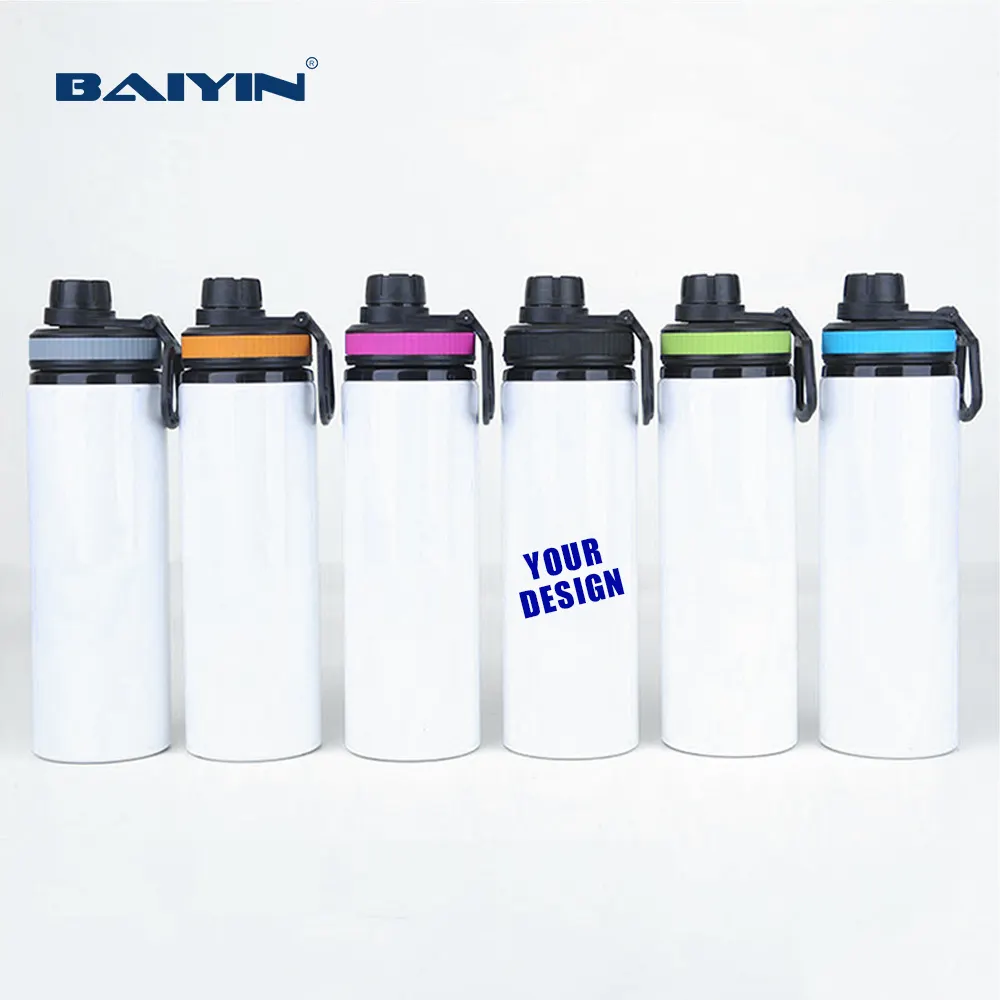 Sublimation Blank Alu.Customized Outdoor Camping Travel Aluminum Sports Water Bottle