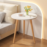 Table basse portable, table basse de salon, table de chevet, table d'appoint double couche, petite table de luxe légère et haut de gamme
