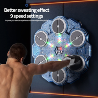 Machine de boxe musicale intelligente murale pour intérieur et extérieur, cible de frappe électronique pour adultes et enfants
