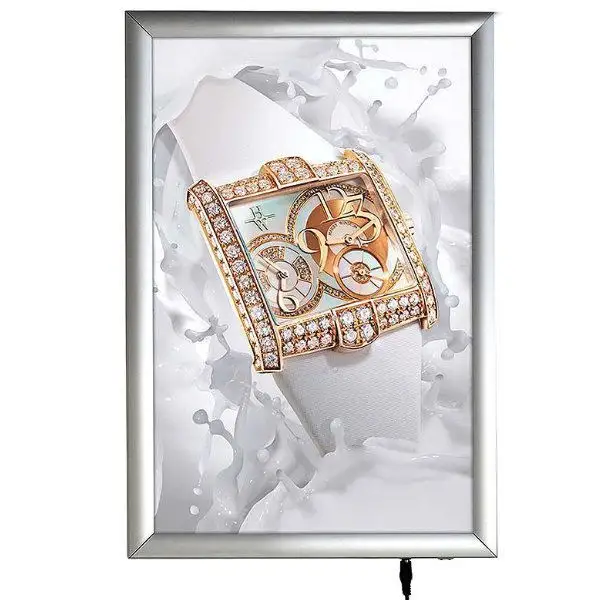 A1 A2 A3 A4 Led Paneel Licht Ultra Slanke Aluminium Led Snap Frame Foto Display Reclame Lichtbakken