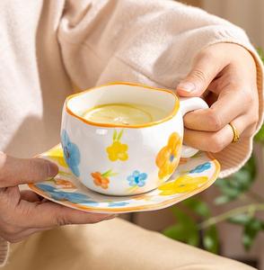 MSH Tasse en céramique mignonne peinte à la main Ménage Girly Heart <span class=keywords><strong>Cup</strong></span> - Product Image 5