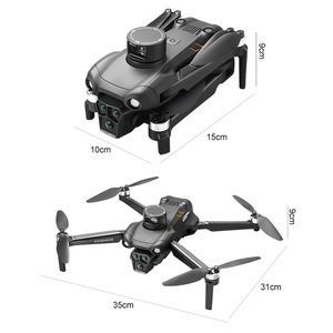 Dropshipping Shopify Yellow Aerial Quadcopter HDropshippid Obstacle Avoidance Brushless Aircraft Large Screen <b>Toy</b> <b>Remote</b> <b>Control</b> - Product Image 2