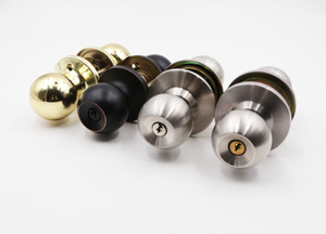 Wholesale Stainless Steel Privacy Interior <strong>Doors</strong> Cylindrical Antique Silver <strong>Door</strong> <strong>Knobs</strong> Minimalist Handle with Security Lock - Product Image 4