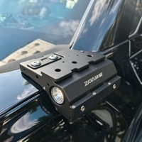 Support de fixation pour projecteur de poteau A en aluminium CNC de haute qualité pour Deepal G318, support de montage pour éclairage de travail LED tout-terrain sans perçage, 1 paire